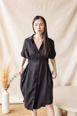 Malaga Dress - Carbon