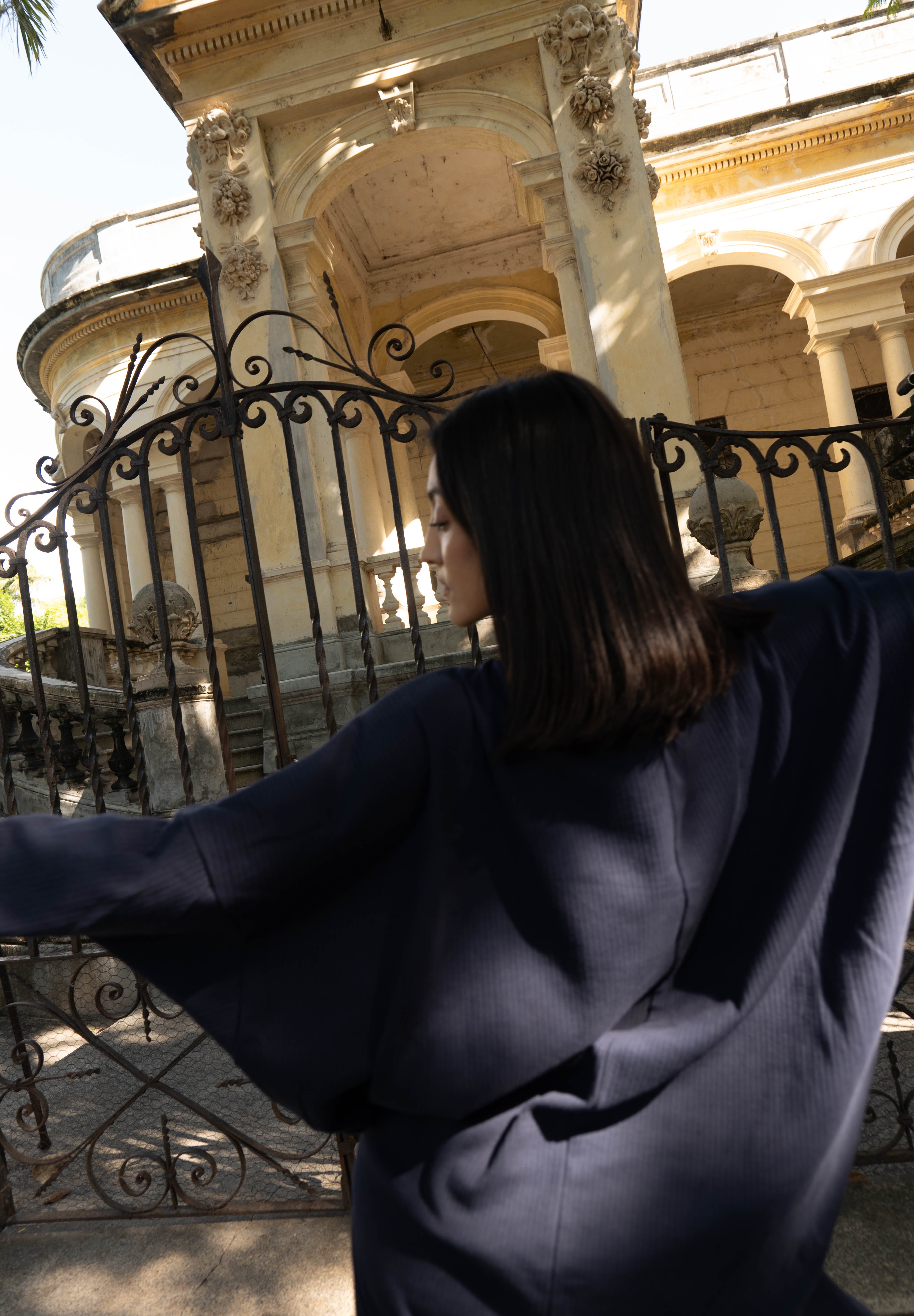 FRANKFURT ROBE BLUEBERRY