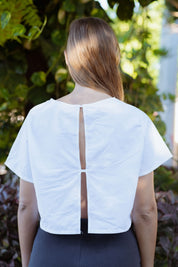 Antigua Top - Chalk
