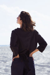 Arden Blouse - Carbon
