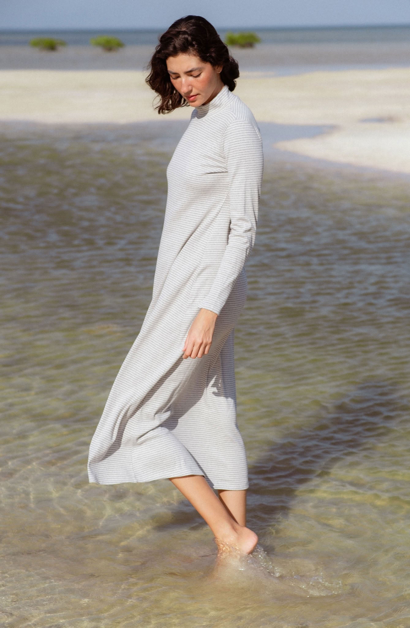 Tuscany Dress - Pebble