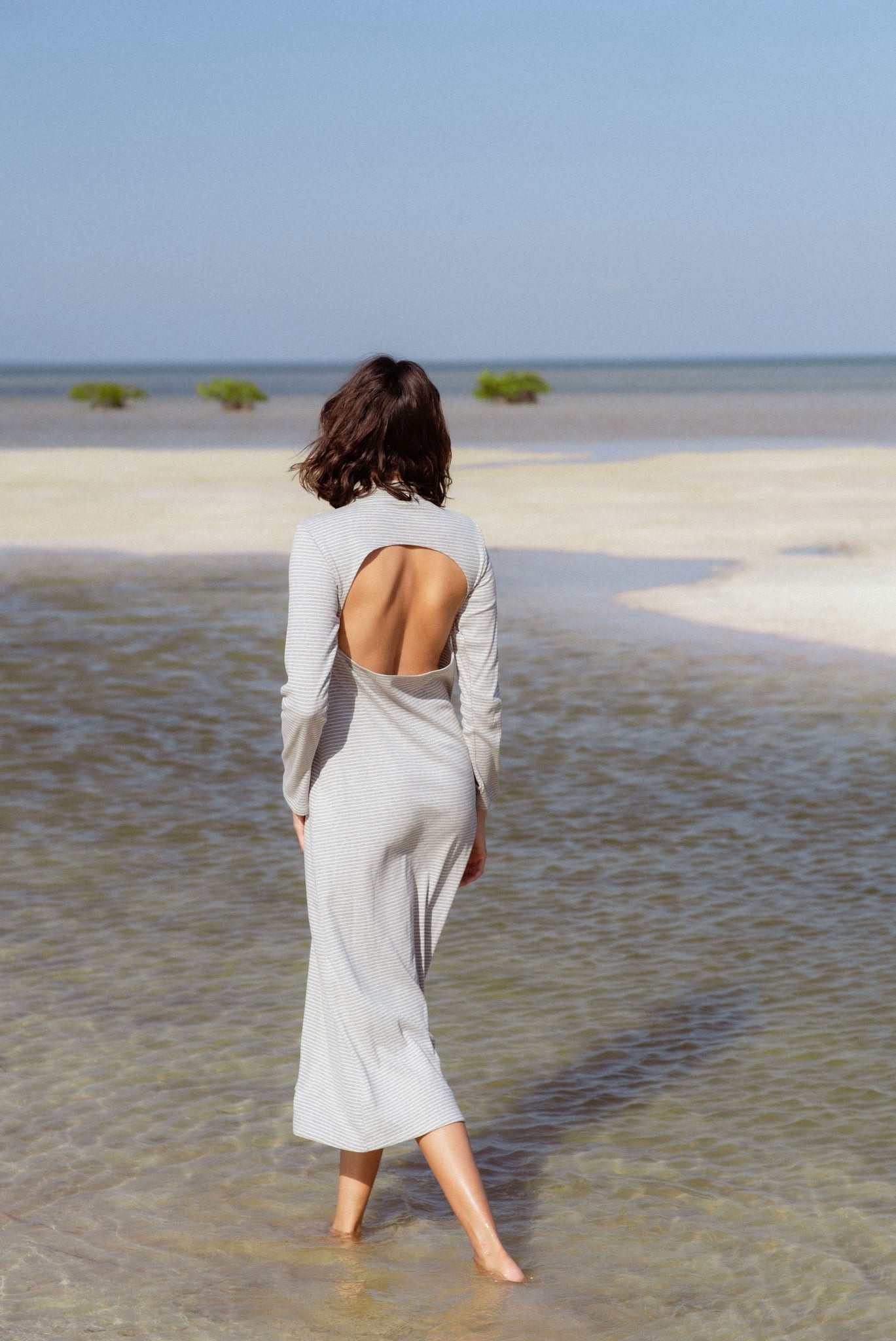 Tuscany Dress - Pebble