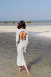 Tuscany Dress - Pebble
