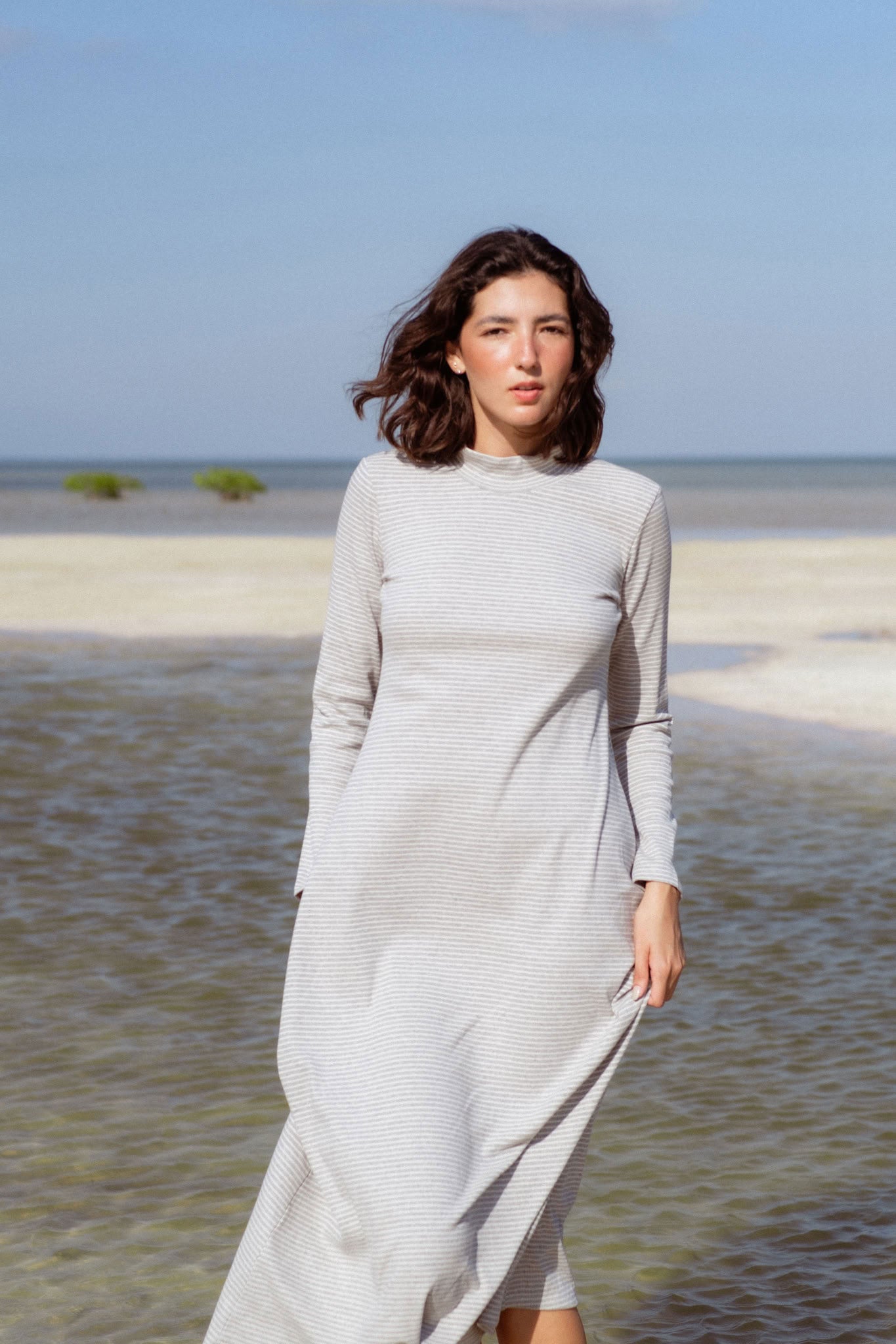 Tuscany Dress - Pebble