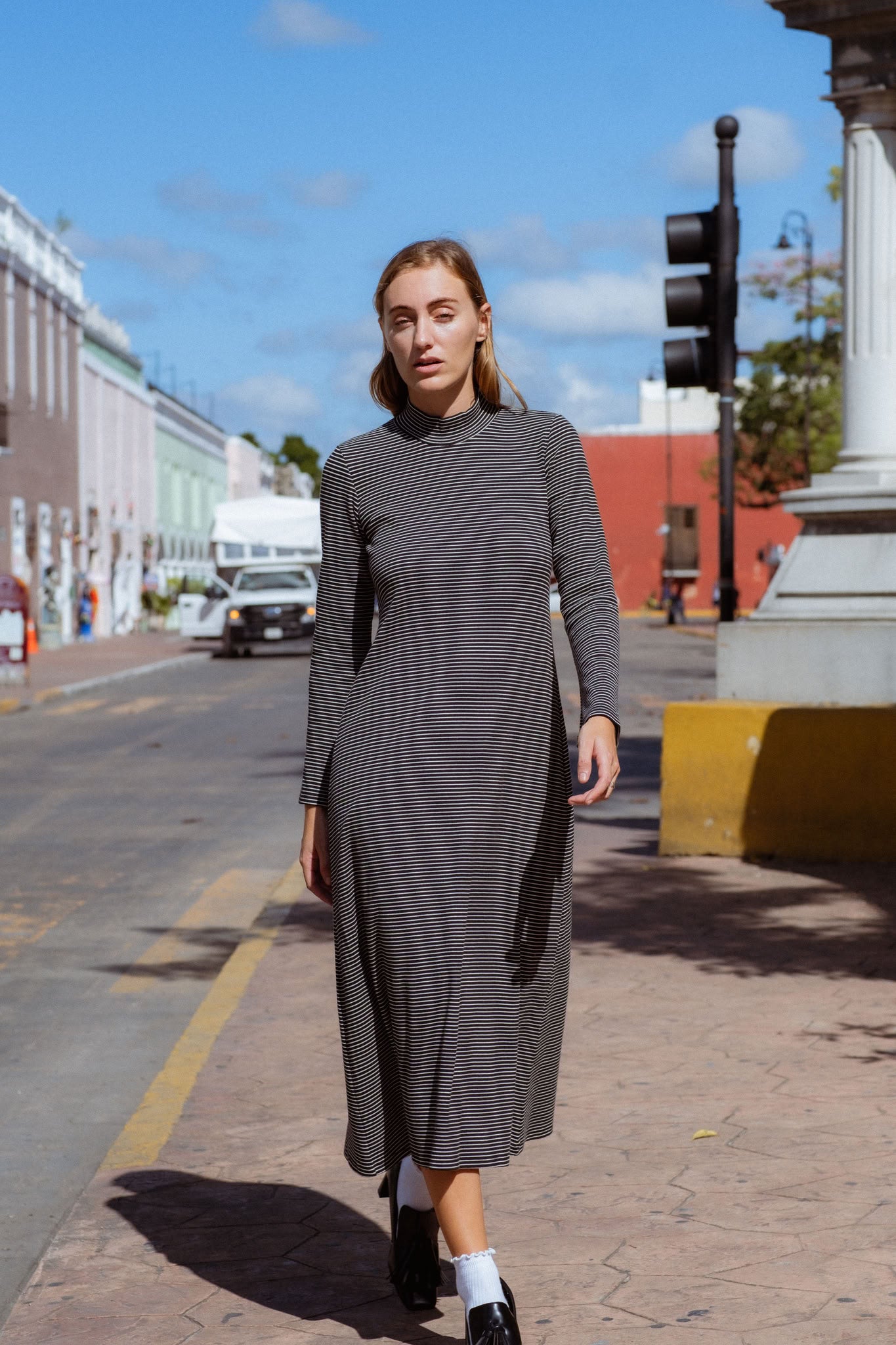 Tuscany Dress - Carbon
