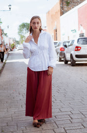 Galway Blouse - Chalk