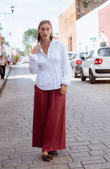 Galway Blouse - Chalk