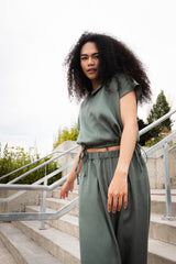 AMALFI BLOUSE CYPRESS